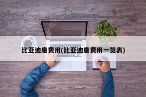 比亚迪唐费用(比亚迪唐费用一览表)